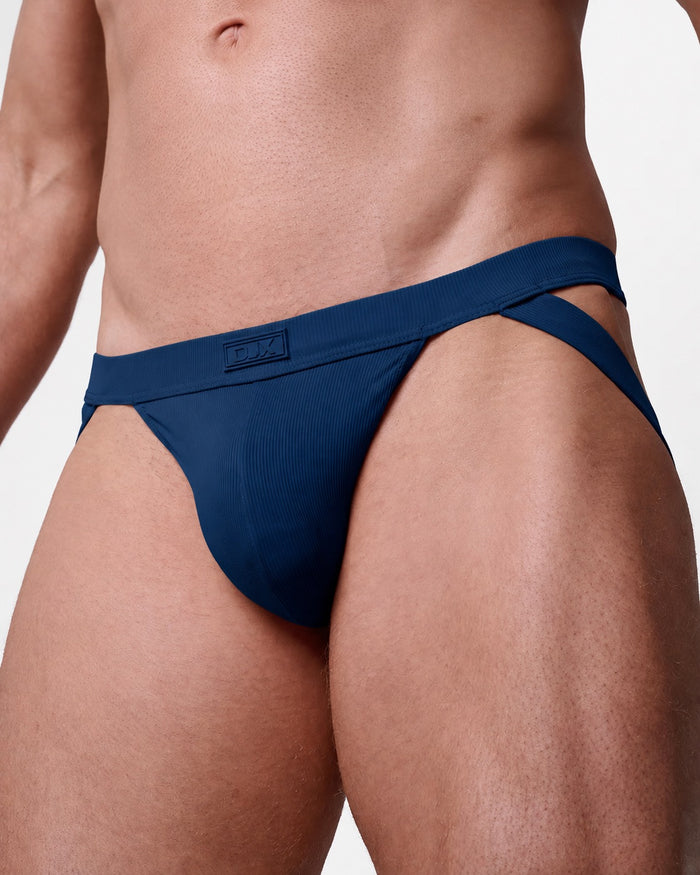 Ribbed Jock - Navy