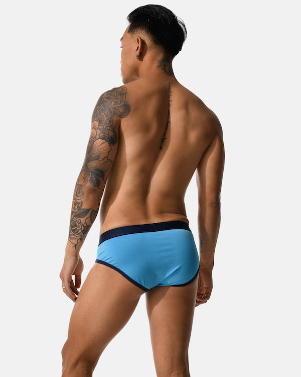 Brave Enhancing Brief 2 Pack - Blue & Grey