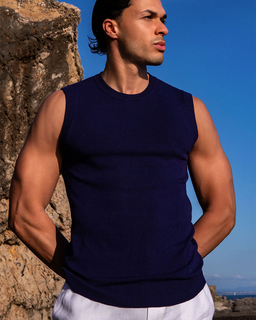 Sapphire Knit Vest