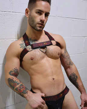 Afterhours Bulldog Harness - Fire