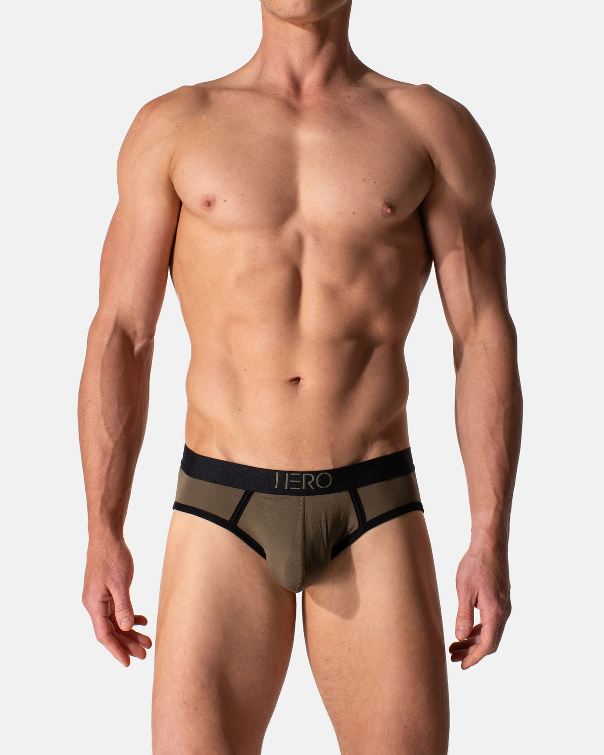 Khaki Men's Butt lifting underwear