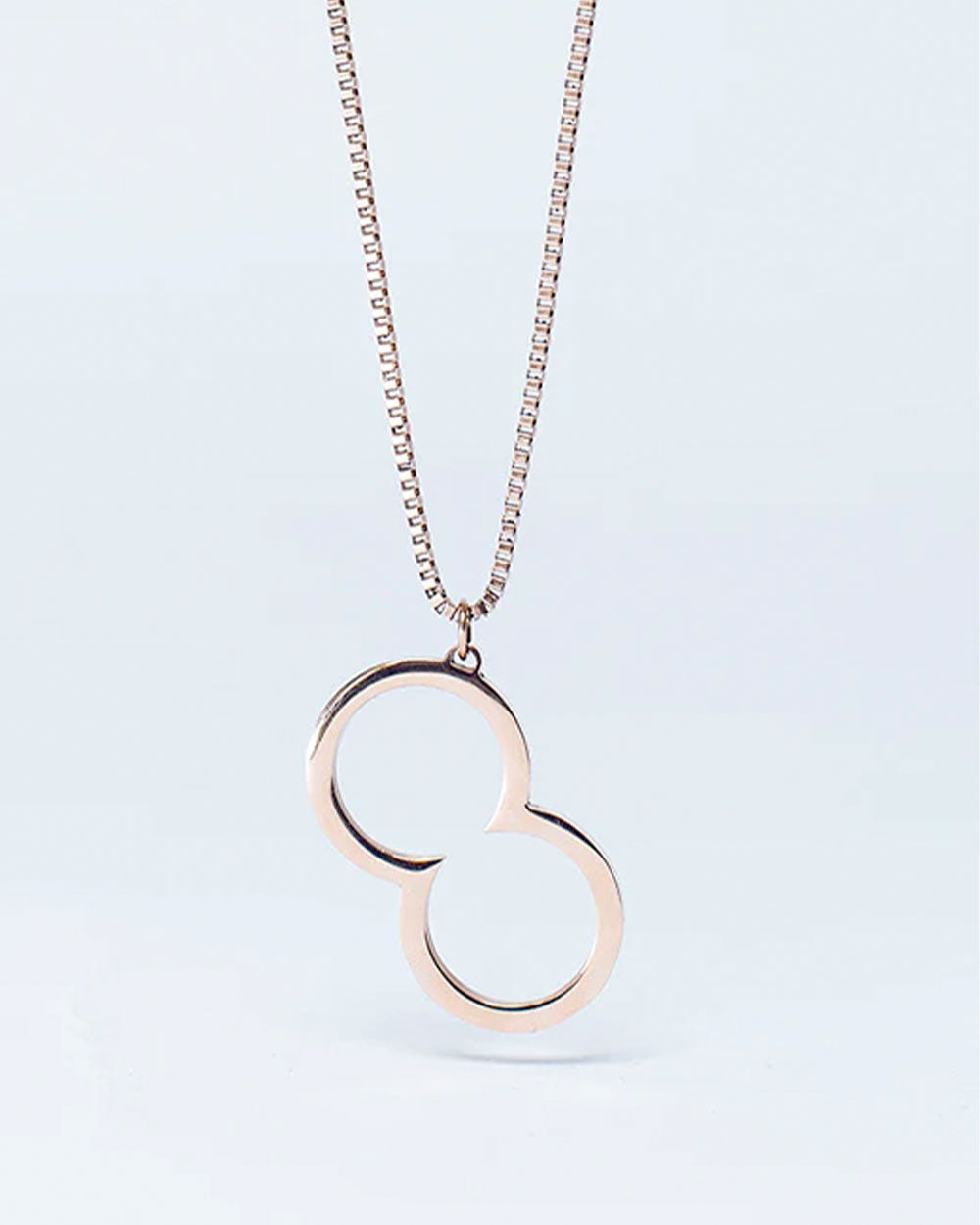 Icon Pendant Necklace - Rose Gold