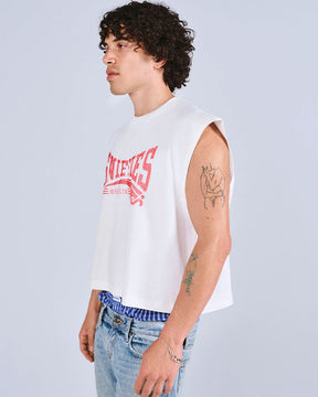 Wrestling Box Fit Crop Tank
