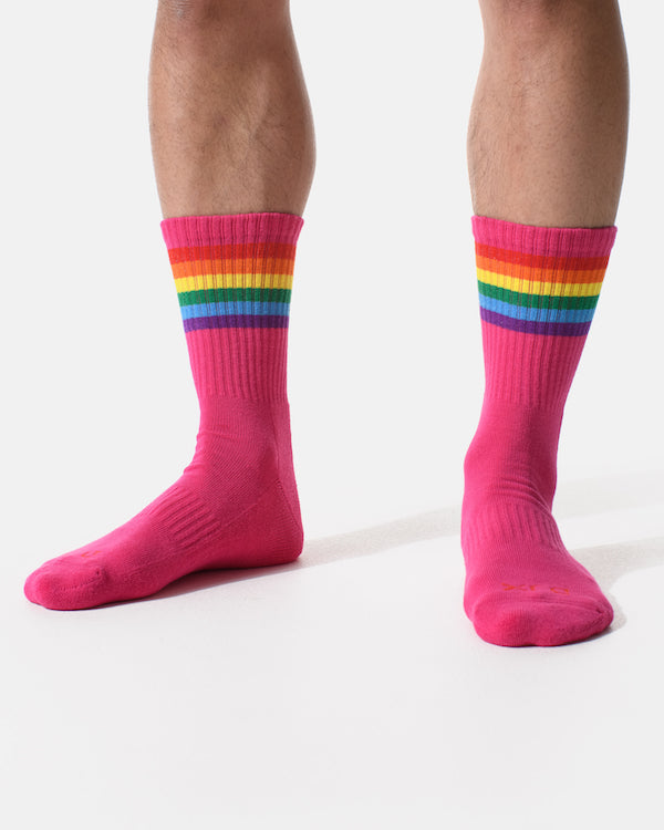 Pride Party Crew Sock - Pink