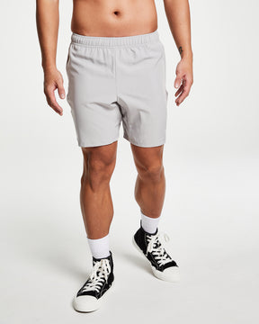Aro 7" Gym Shorts - Cool Grey